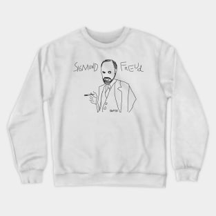 Sigmund Freud by BN18 Crewneck Sweatshirt